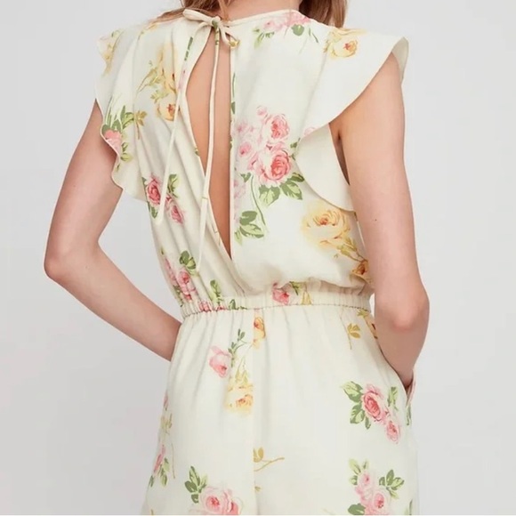 Aritzia Women’s Yellow Rose Romper - Picture 2 of 5